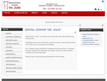 Tablet Screenshot of dr-jolic.com